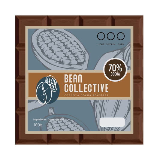 70g Chocolate Bar | 70% Nigerian Cocoa - Medium Roasted